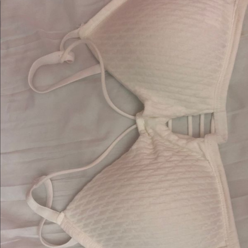 White sports bra